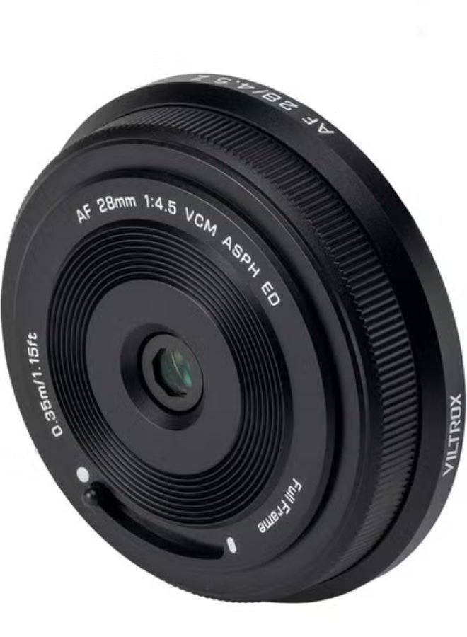 VILTROX 28mm f4.5 Pancake Lens Z, AF 28mm f4.5 Z Mount Lens for Nikon, Full Frame Z Mount for Nikon Z7ii Z8 Z5 Zfc Z6ii Z6iii Z50 Zf - Image 1